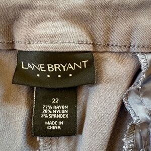 Lane Bryant Gray capri pants